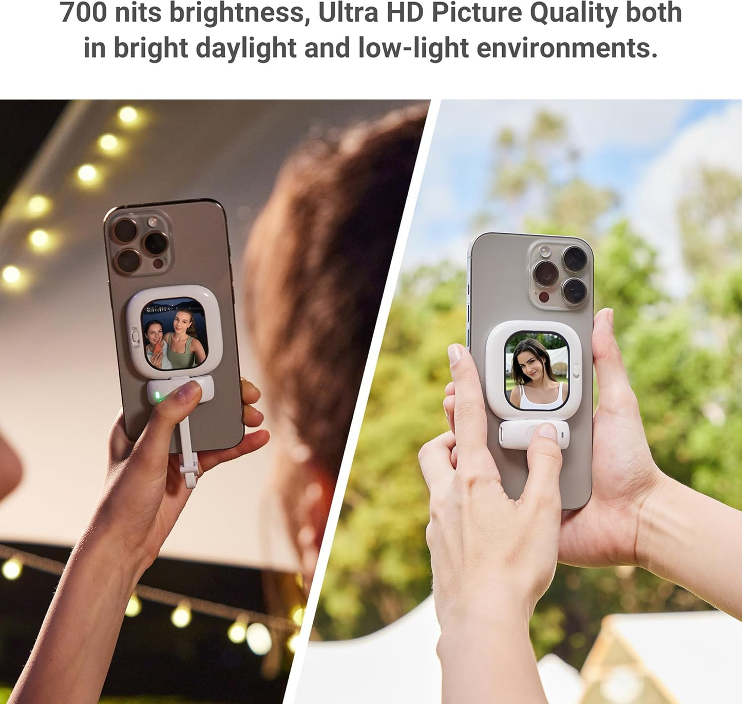 FOUNIST Phone Vlog Selfie Monitor Screen