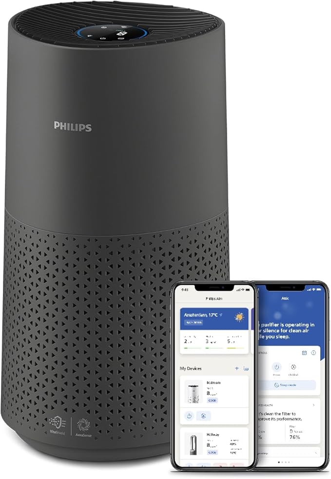 Philips Purificador de ar Série 1000i, elimina germes