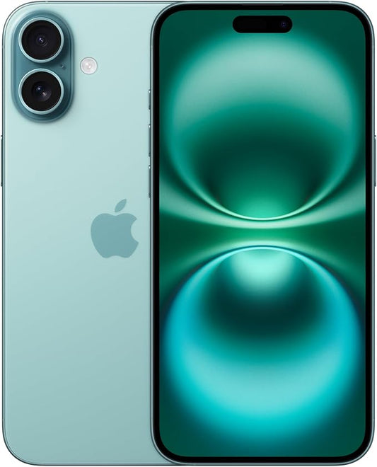 Apple iPhone 16, 128GB, verde-azul (recondicionado)