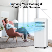 9000 BTU Ar condicionado portátil 3 em 1 ar condicionado desumidificador