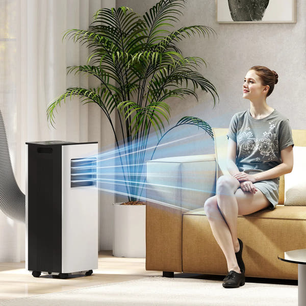 HOMCOM Ar Condicionado Portátil 3 em 1 9000 BTU