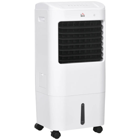 HOMCOM Climatizador Refrigerador de Ar Portátil 3 em 1 com 3 Velocidades Controlo Remoto Temporizador 7,5h Ecrã LED