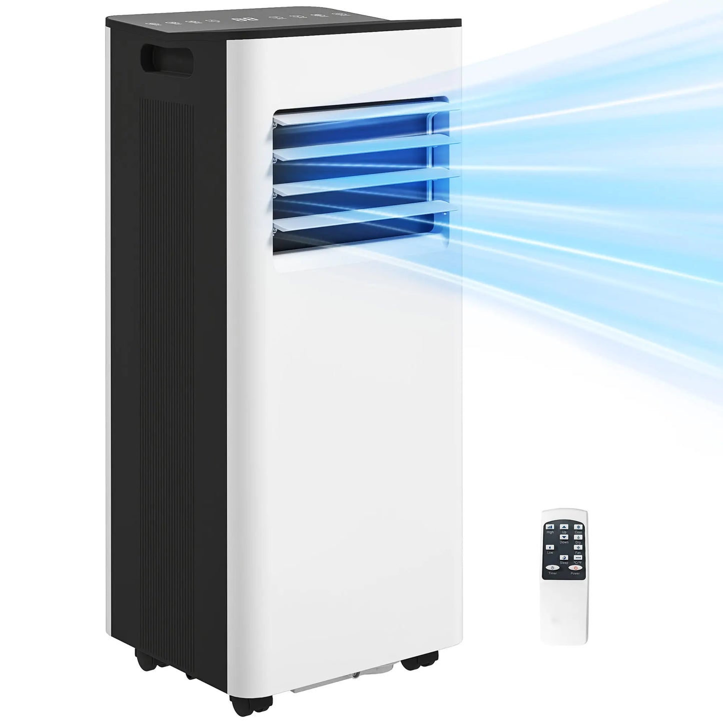 HOMCOM Ar Condicionado Portátil 3 em 1 9000 BTU